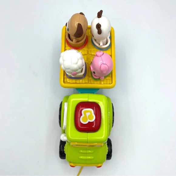 VTech Sort & Wiggle Tractor Interactive Toy - Picture 6 of 13